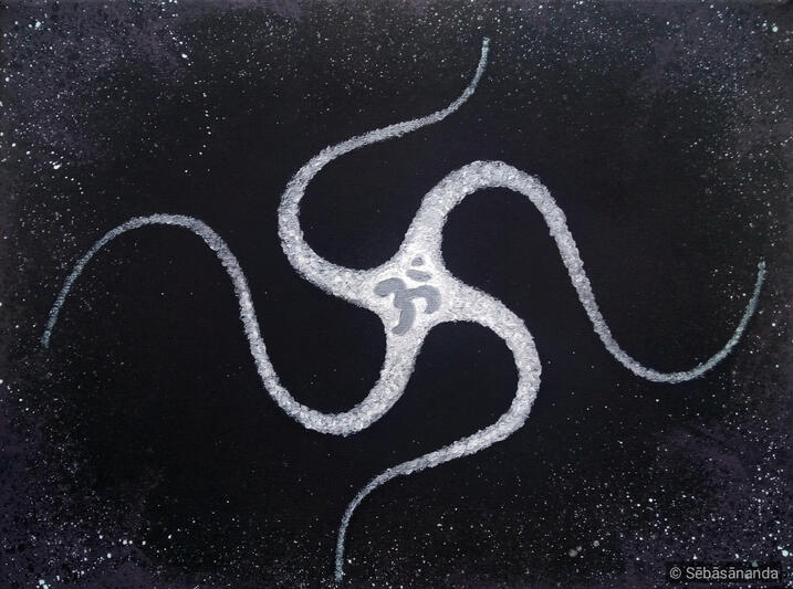 Tathastu 1/100 Acrylic on canvas, 40 x 30 cm 2021