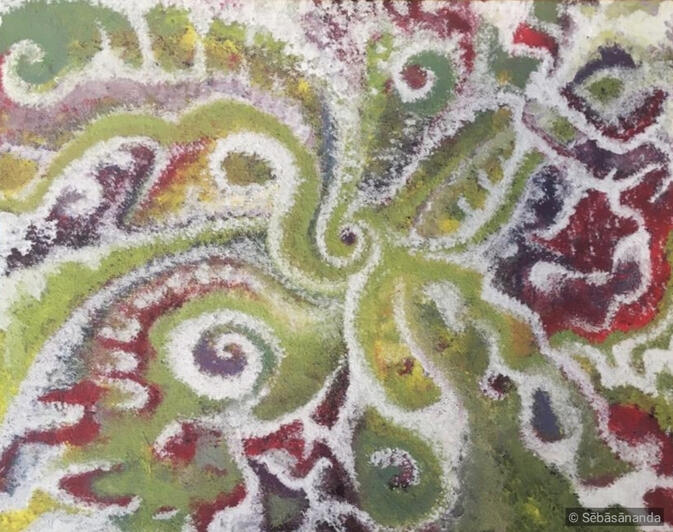 Flow Acrylic on canvas, 40 x 30 cm 2021