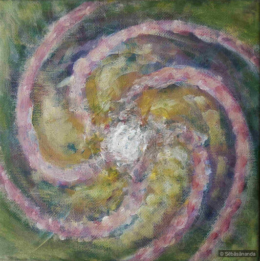 Center Acrylic on canvas, 20 x 20 cm 2021