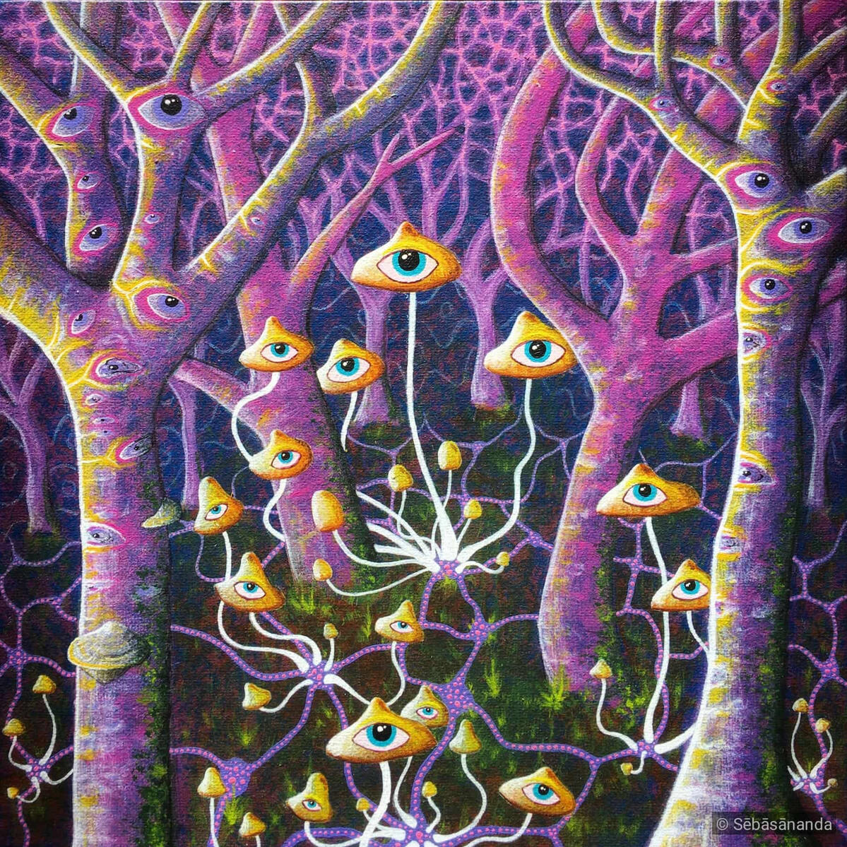 [Pioneer of the Unknown\nAcrylic on panel, 25 x 25 cm\n2023]{#E0E0E0}