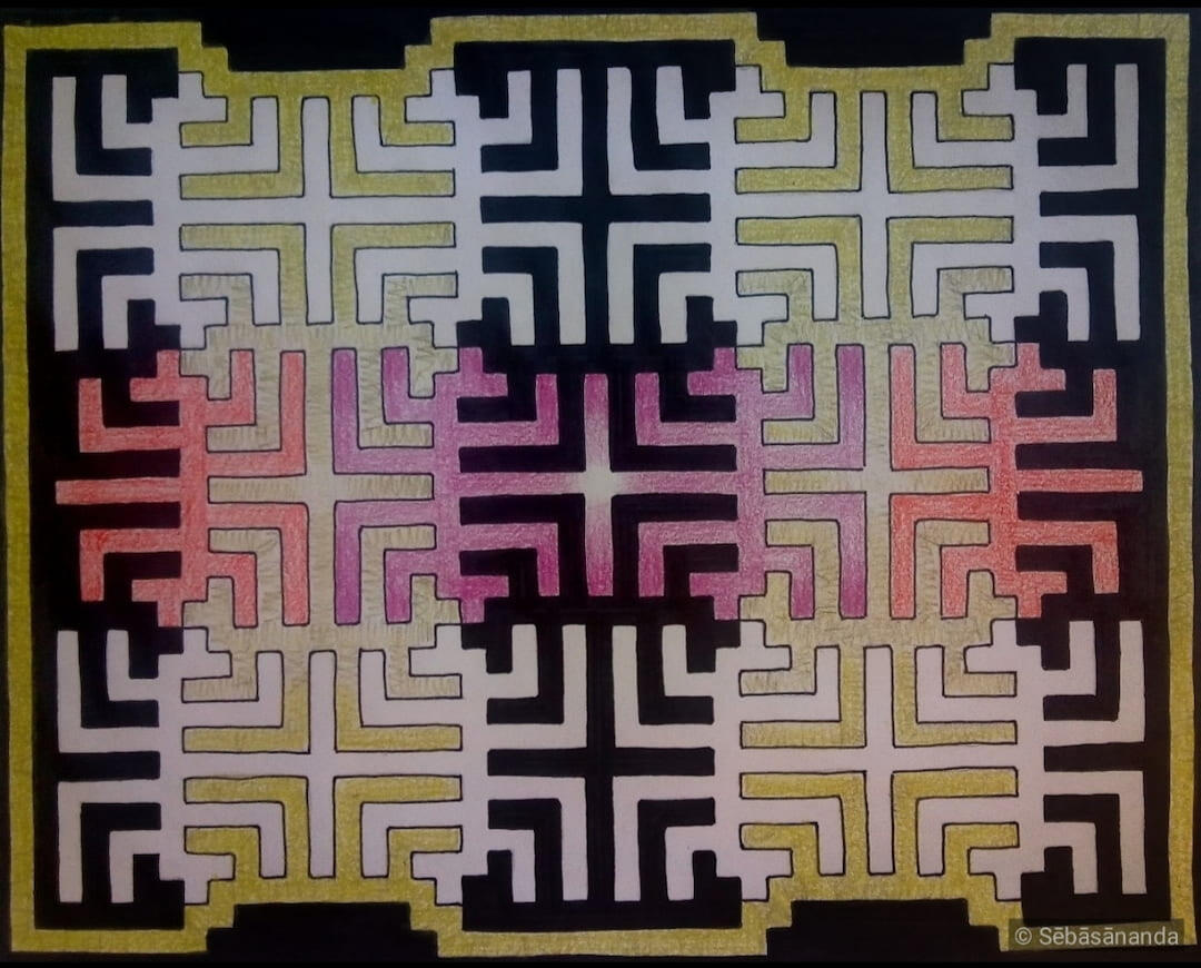 Bindu Pencil and marker on paper, a4 2020 Click to view High-Res ↗